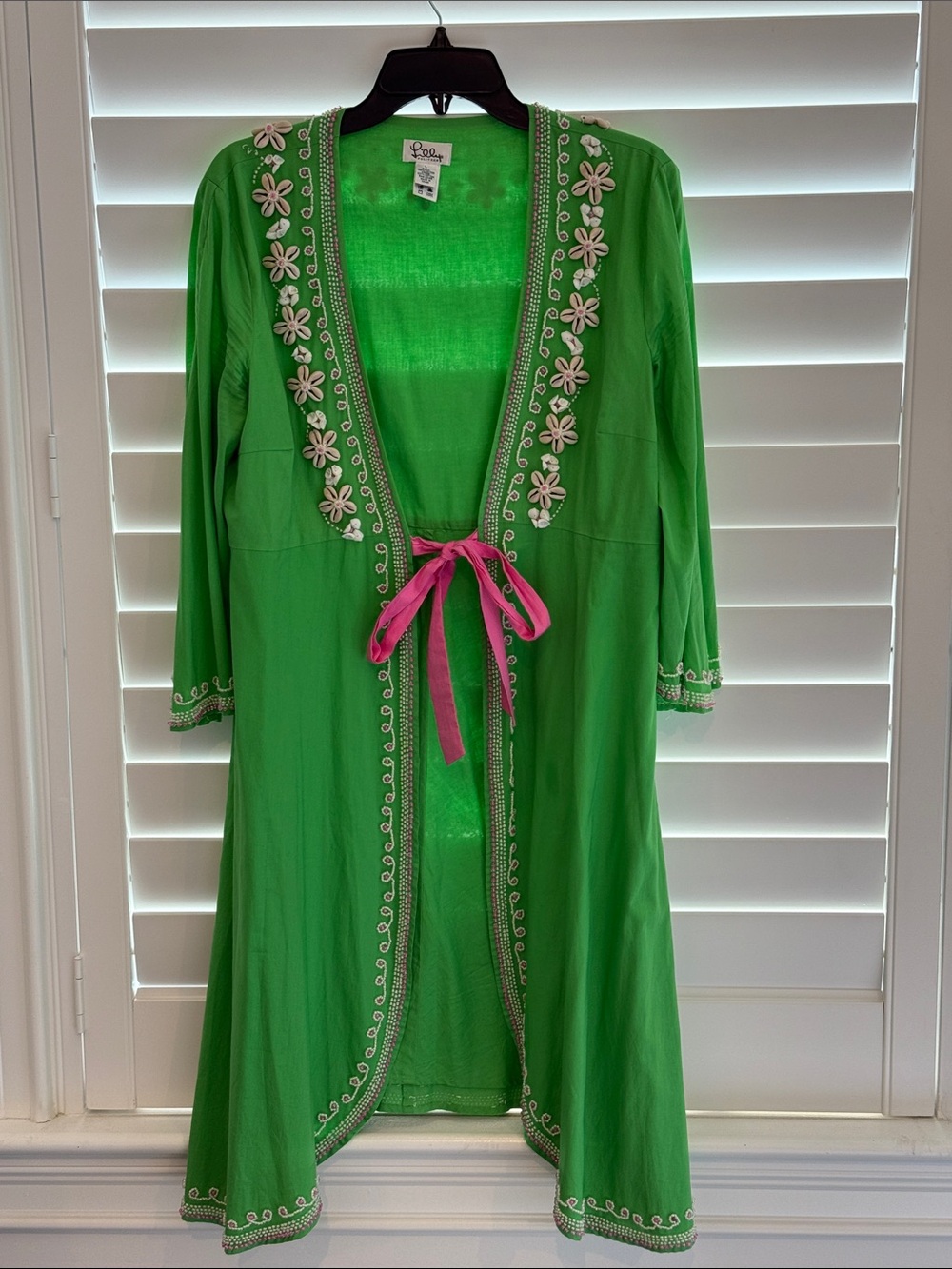 Lily Pulitzer tied jacket/ cover up